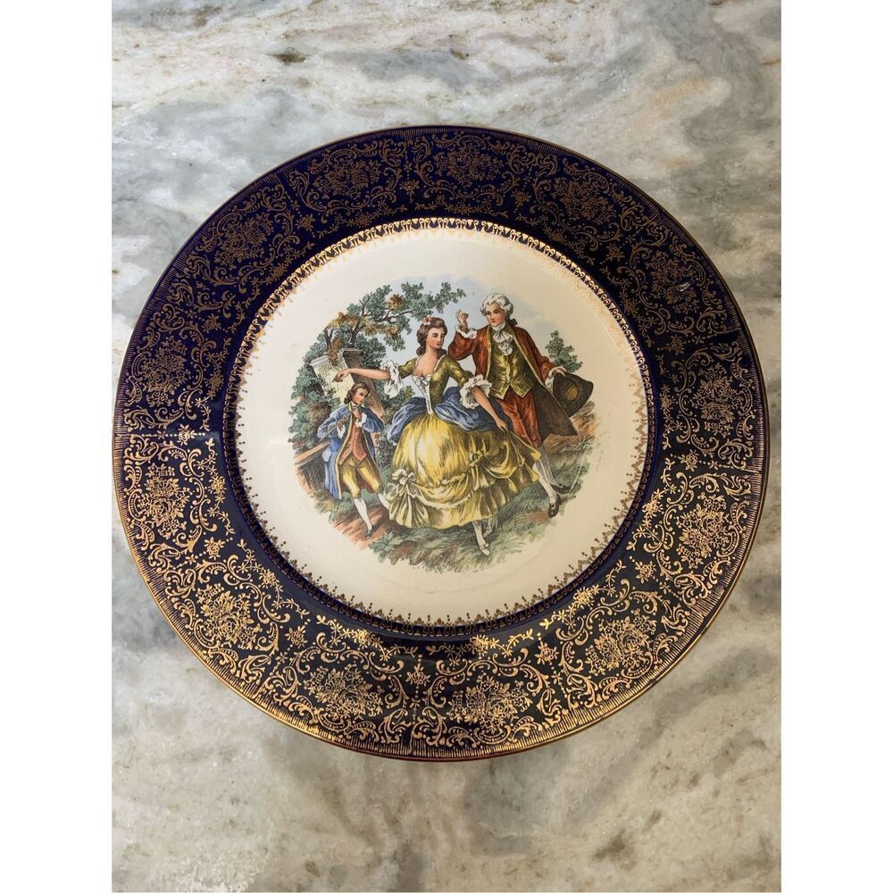 Plates Antique RARE FIND 23 Karat Imperial  Salem China Plates #collectors